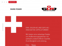gipo.ch Webseite Vorschau
