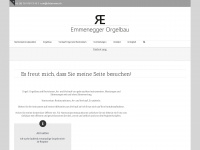 emmenegger-orgelbau.ch Webseite Vorschau