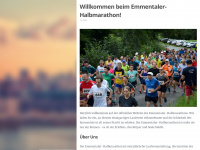 emmentaler-halbmarathon.ch Webseite Vorschau