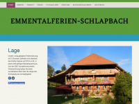 emmentalferien-schlapbach.ch Webseite Vorschau