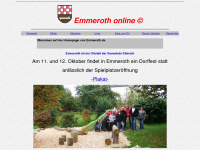 emmeroth.de Webseite Vorschau