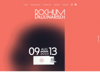 bochum-kulinarisch.de Webseite Vorschau