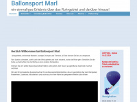 ballonsport-marl.de Webseite Vorschau