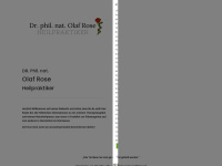 heilpraktiker-rose.de Webseite Vorschau