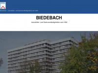 biedebach.de Webseite Vorschau