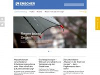 emscher-regen.de Webseite Vorschau