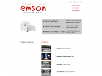 emson.at Webseite Vorschau