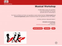 musicalworkshop.at Webseite Vorschau
