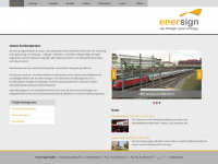 enersign.ch Webseite Vorschau