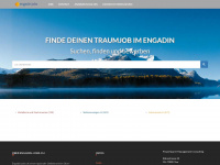 engadin-jobs.ch Webseite Vorschau