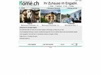 engadin-home.ch Webseite Vorschau