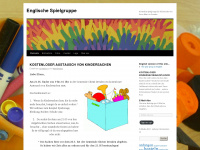 englischspielgruppe.wordpress.com Webseite Vorschau