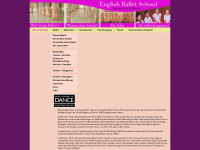 english-ballet.de Webseite Vorschau
