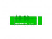englishvoices.de Webseite Vorschau
