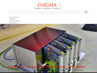 enigma-engineering.de Webseite Vorschau