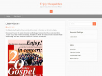 enjoy-gospelchor.de Webseite Vorschau