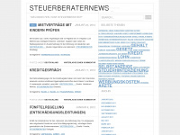 steuerberaternews.wordpress.com Webseite Vorschau