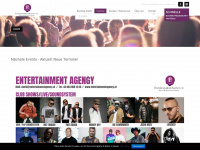 entertainmentagency.at Webseite Vorschau