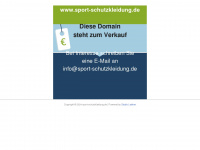 sport-schutzkleidung.de Webseite Vorschau