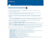 envalue.ch Webseite Vorschau