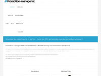 promotion-manager.at Webseite Vorschau