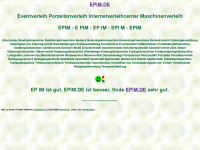 epim.de Webseite Vorschau