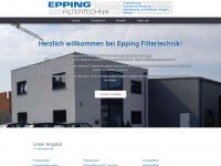 epping-filtertechnik.de Webseite Vorschau