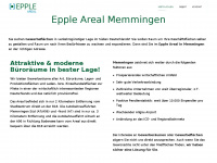 epple-areal.de Webseite Vorschau