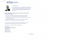 erbacom.ch Webseite Vorschau