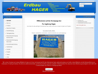 erdbau-hager.at Webseite Vorschau