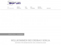 erdbau-sonja.at Webseite Vorschau