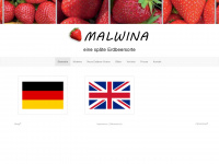 erdbeer-malwina.de Webseite Vorschau