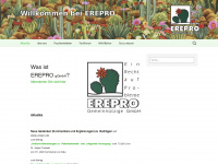 erepro.de Webseite Vorschau