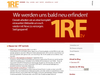 1rf.tv Webseite Vorschau