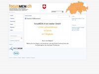 focusmem.ch Webseite Vorschau