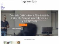 ergo-sport.ch Webseite Vorschau