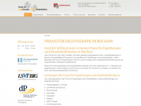 ergotherapie-bochum.de Webseite Vorschau