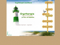 ergotherapie-leuchtturm.de Webseite Vorschau
