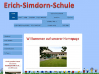 erich-simdorn-schule.de Webseite Vorschau