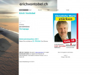 erichvontobel.ch Webseite Vorschau