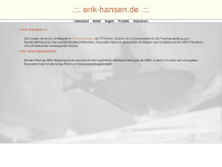 erik-hansen.de Webseite Vorschau