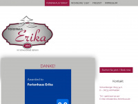 erika-ferienhaus.de Webseite Vorschau