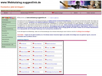 webkatalog.suggestlink.de Webseite Vorschau