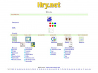 hry.net Webseite Vorschau