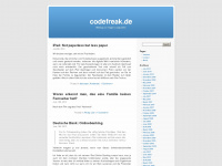 codefreak.de Webseite Vorschau