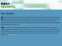 festival-open-systems.de Webseite Vorschau