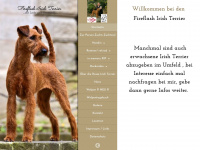 irish-terrier-zucht.de Webseite Vorschau