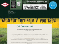 terrierklub-dorsten90.de Webseite Vorschau