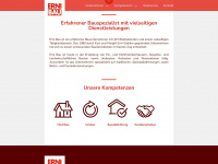 ernibau.ch Webseite Vorschau