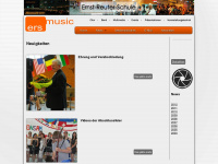 ersmusic.de Webseite Vorschau